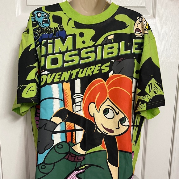Disney.Vintage.Kim Possible AOP tee shirt.Colllectors item.Mint Condition.XL - Picture 8 of 10